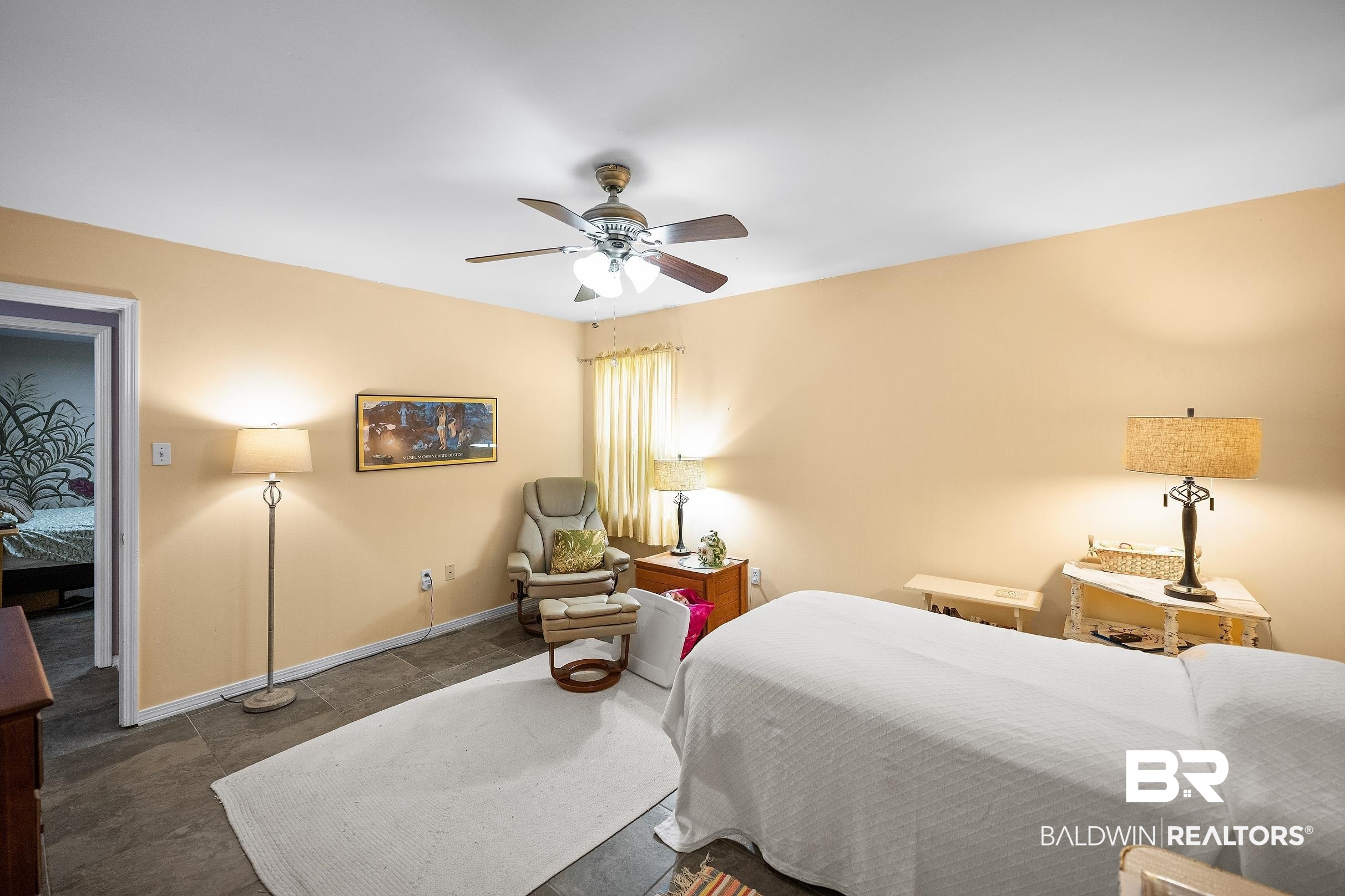 4026 Kingsrow Row Mobile, AL 36619 - Photo 33 of 51 Bedroom with ceiling fan and baseboards