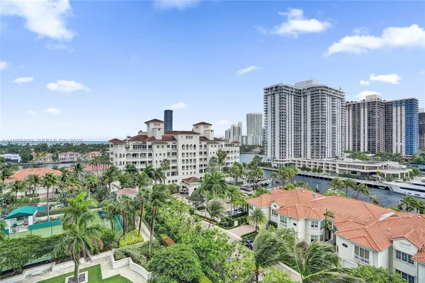 a view of a balcony with an outdoor space