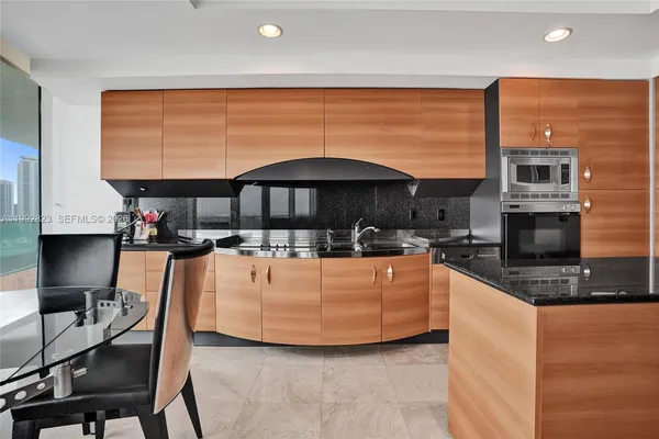 a view of a hallway with the the elevator