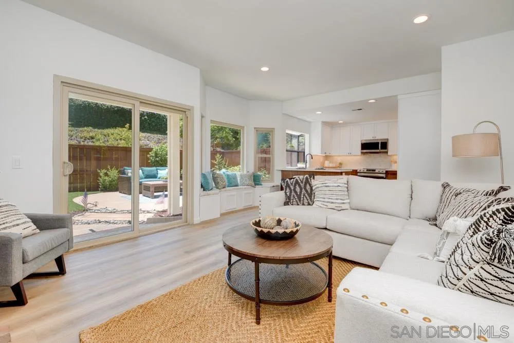 721 Summersong Lane Encinitas, CA 92024 - Photo 10 of 29 a living room with furniture and a large window