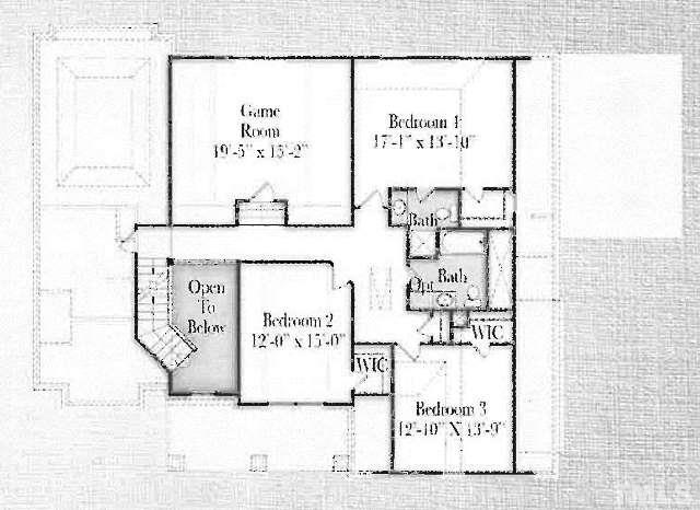 1105 Harrison Ridge Road Wake Forest, NC 27587 - Photo 3 of 3 a picture of a floor plan