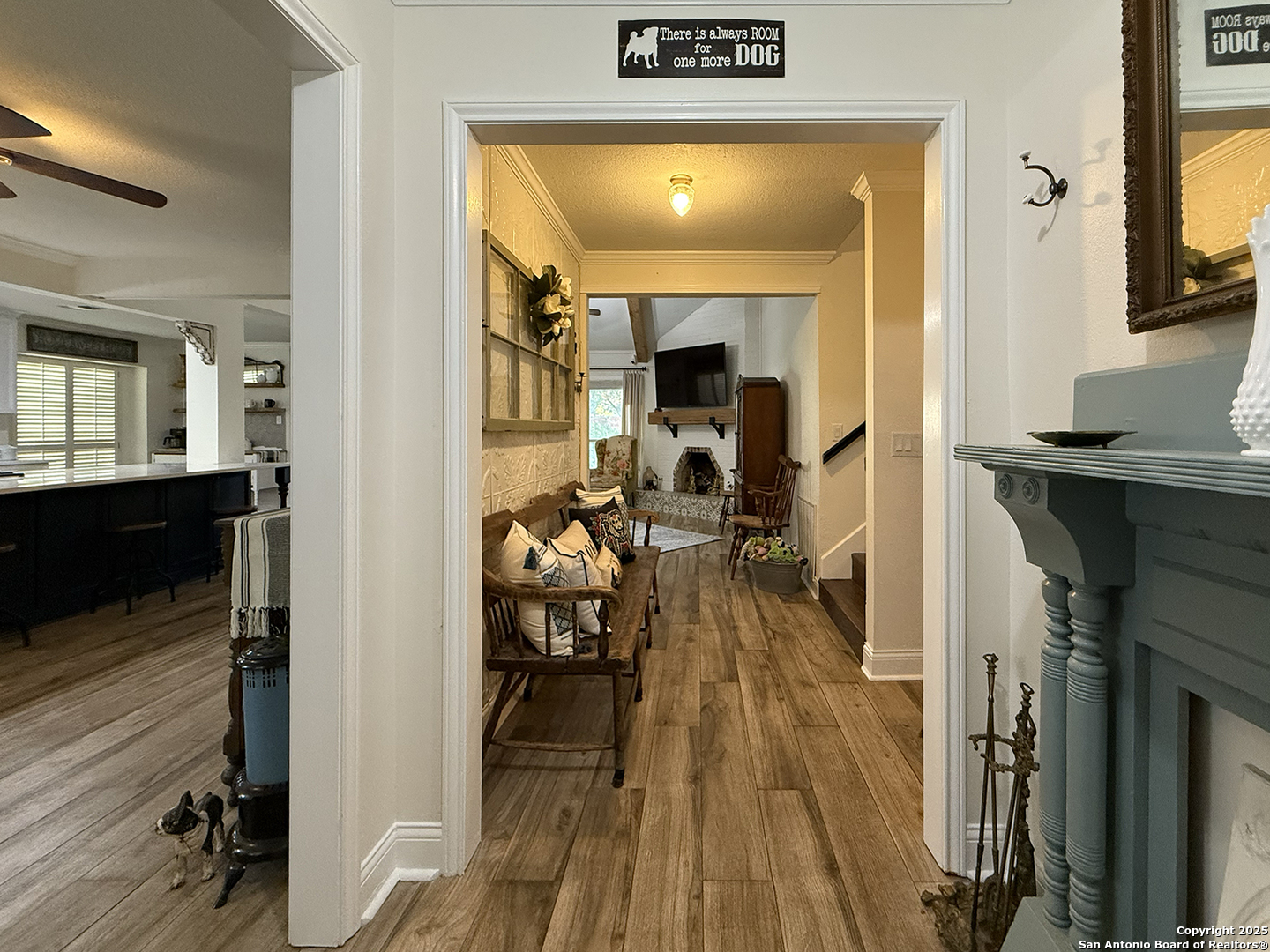 12518 Chateau Forest Lane San Antonio, TX 78230 - Photo 29 of 37 a view of a living room with a wooden floor