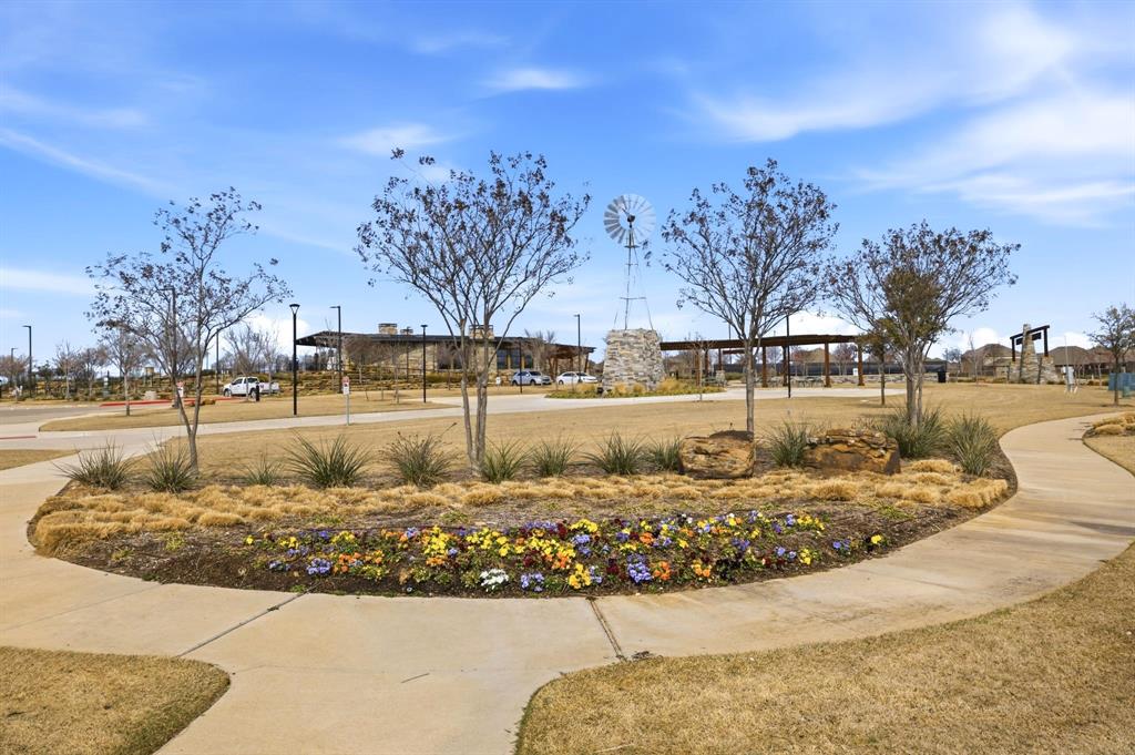 2909 Faro Road Aubrey, TX 76227 - Photo 31 of 32 a view of a yard with trees