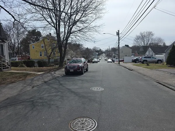 a car parked on the side of the road