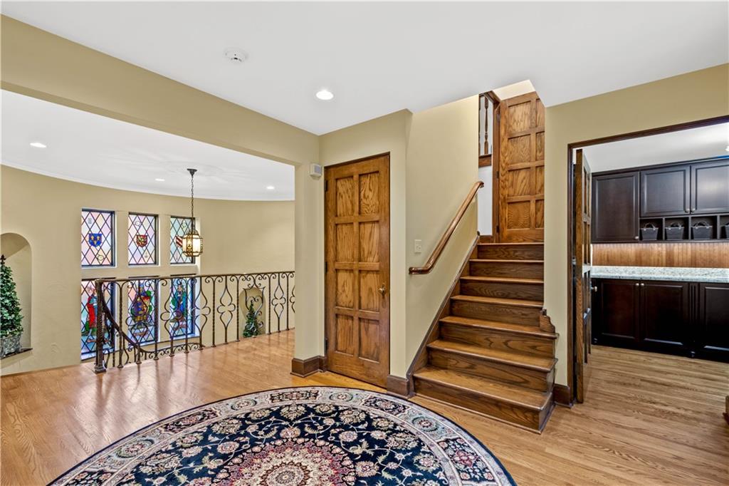 776 Valleyview Road Pittsburgh, PA 15243 - Photo 19 of 25 a view of entryway dining room and hall with wooden floor