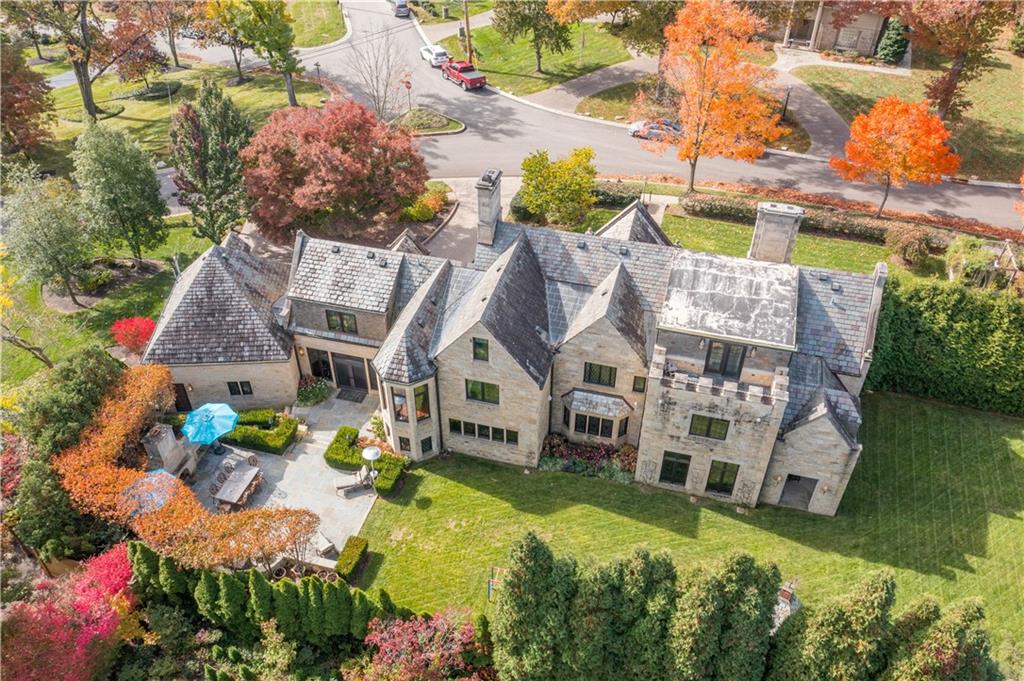 776 Valleyview Road Pittsburgh, PA 15243 - Photo 3 of 25 a aerial view of a house with a garden and plants