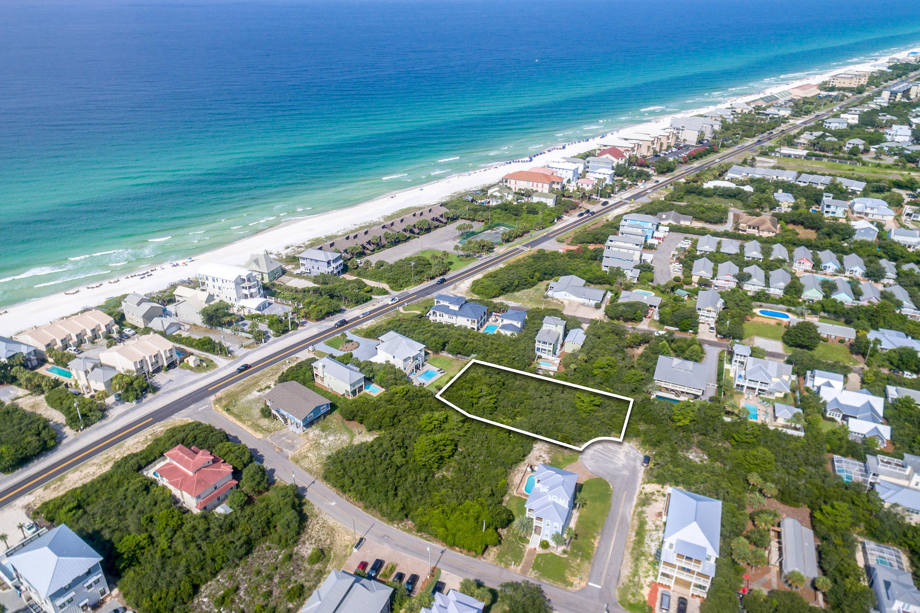 Lot 29 B St Inlet Beach Inlet Beach, FL 32461 - Photo 16 of 16 a city view from a balcony