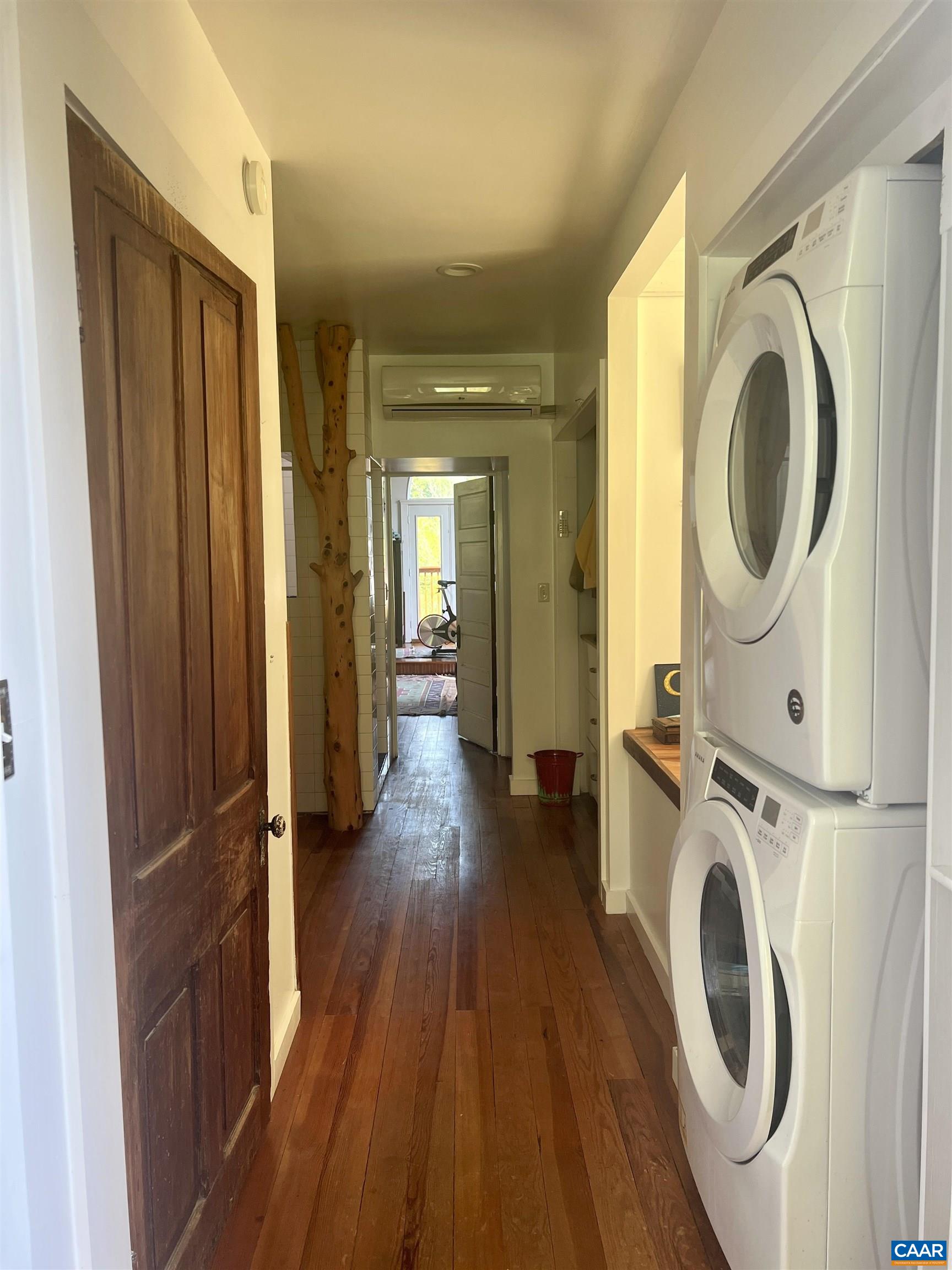 1105 Summerdean Road Middlebrook, VA 24459 - Photo 36 of 75 a view of a hallway with washer and dryer