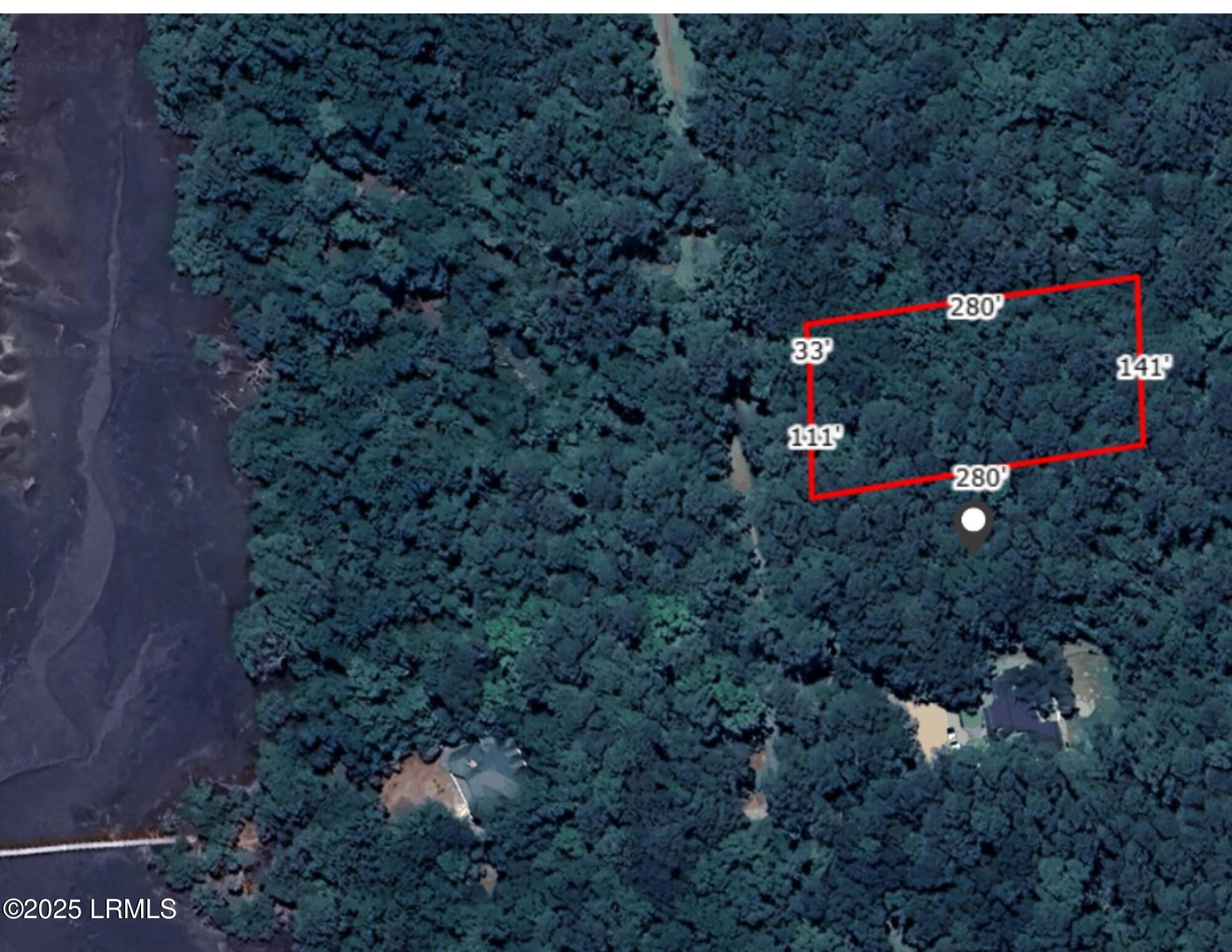 101 Barnaby Bluff Seabrook, SC 29940 - Photo 5 of 84 Satellite with Lot Dimensions