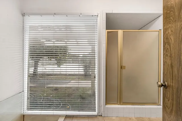 a view of outdoor space and trees