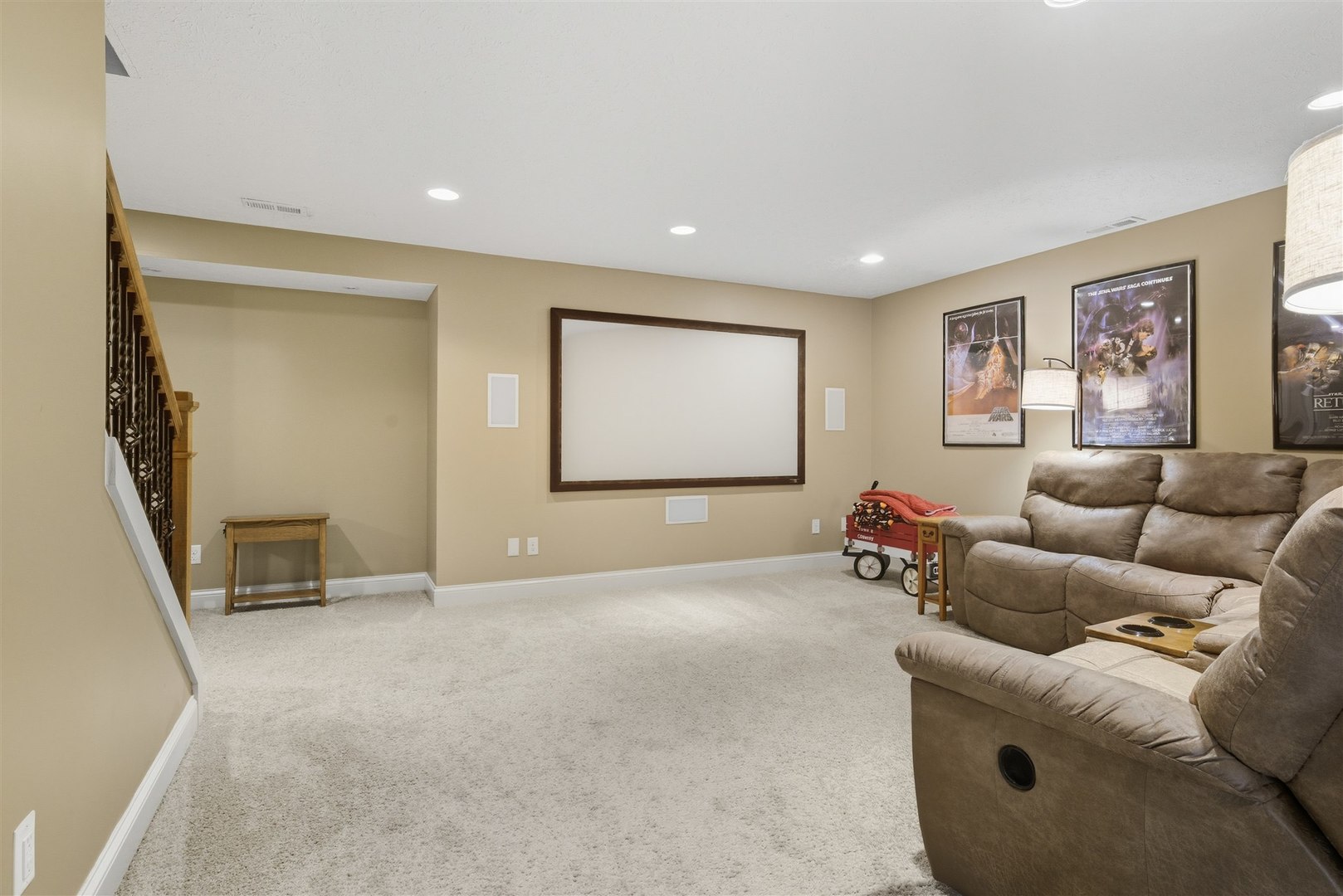 1707 Fraser Drive Normal, IL 61761 - Photo 22 of 33 a living room with furniture and a flat screen tv