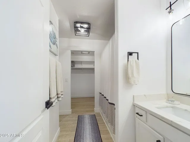 a very nice looking room with a large window