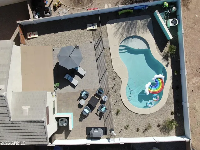 a view of a house with patio