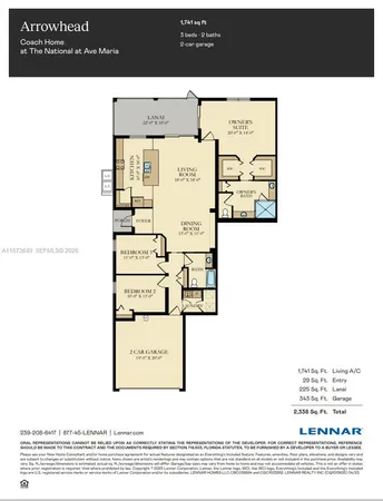 $2,750 | 5555 Double Eagle Circle, Unit 3937, Ave Maria, FL 34142