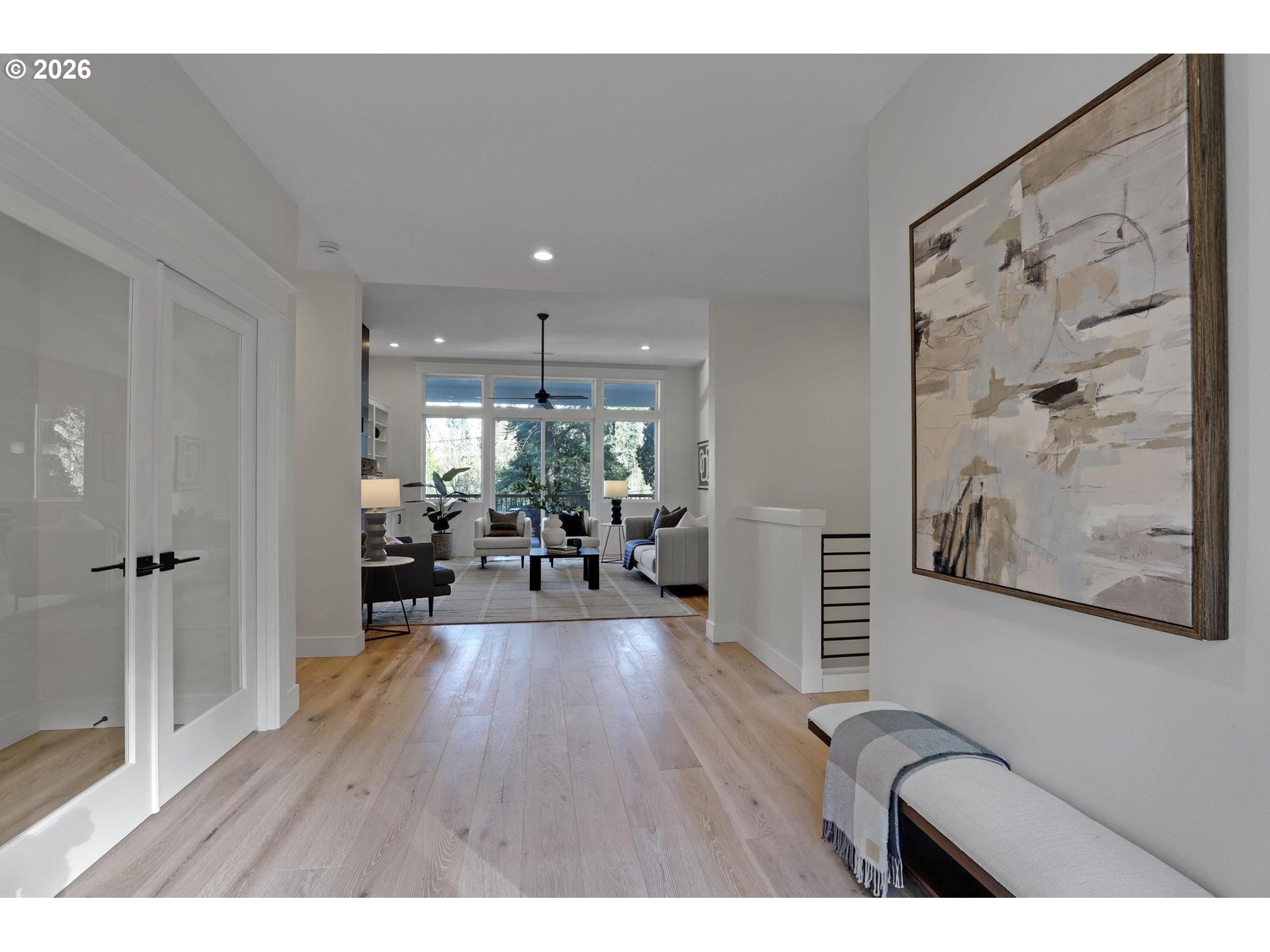 4022 Southeast Aldercrest Road Milwaukie, OR 97222 - Photo 3 of 40 a living room with furniture and wooden floor