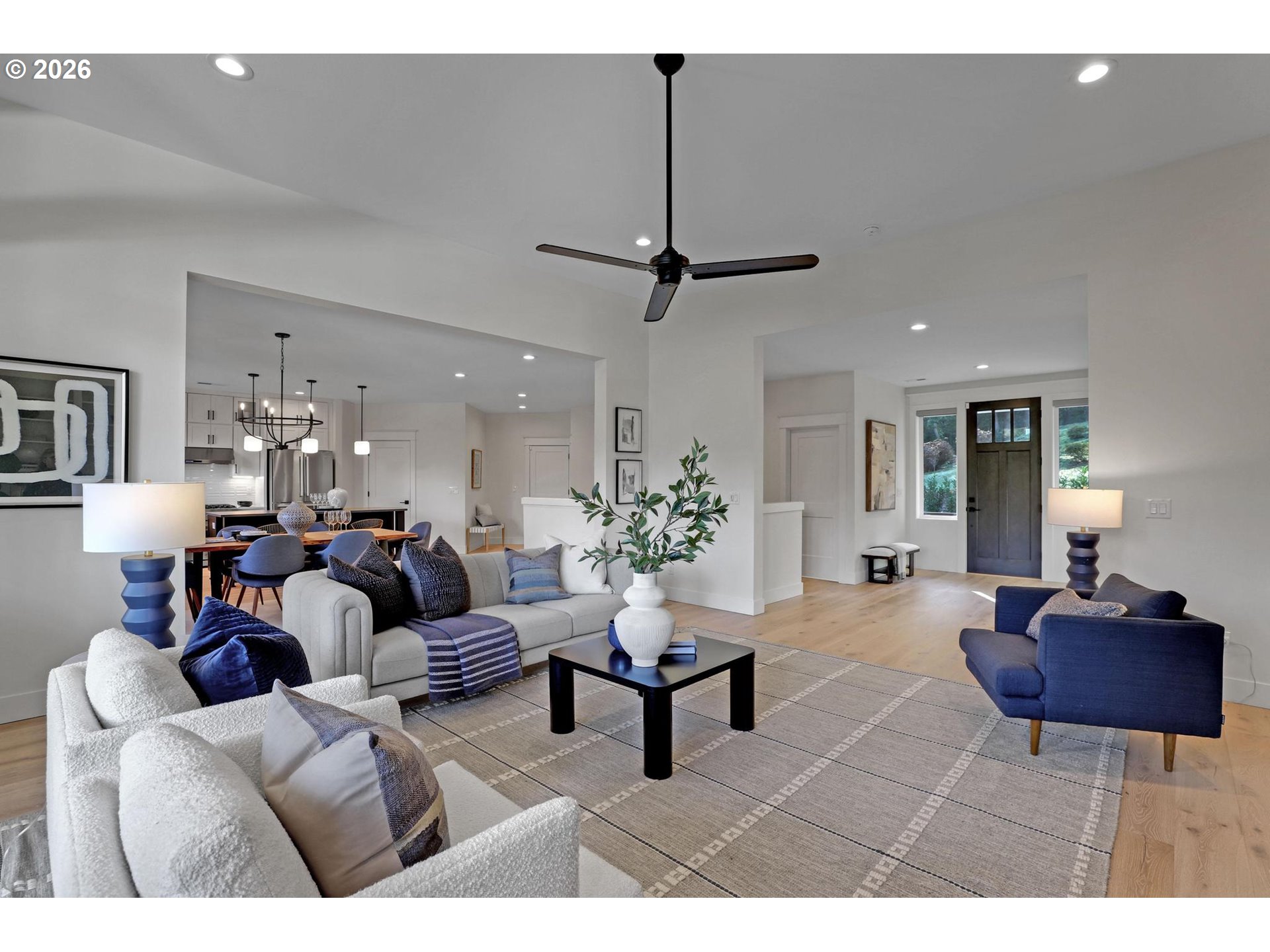 4022 Southeast Aldercrest Road Milwaukie, OR 97222 - Photo 9 of 40 a living room with furniture and a mirror