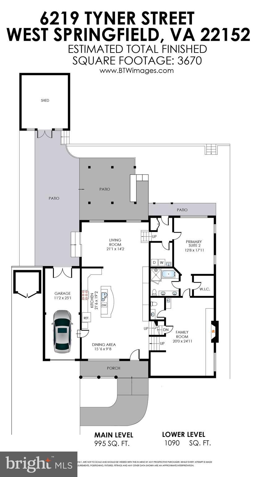 6219 Tyner Street Springfield, VA 22152 - Photo 51 of 53 Main Level & Lower Level