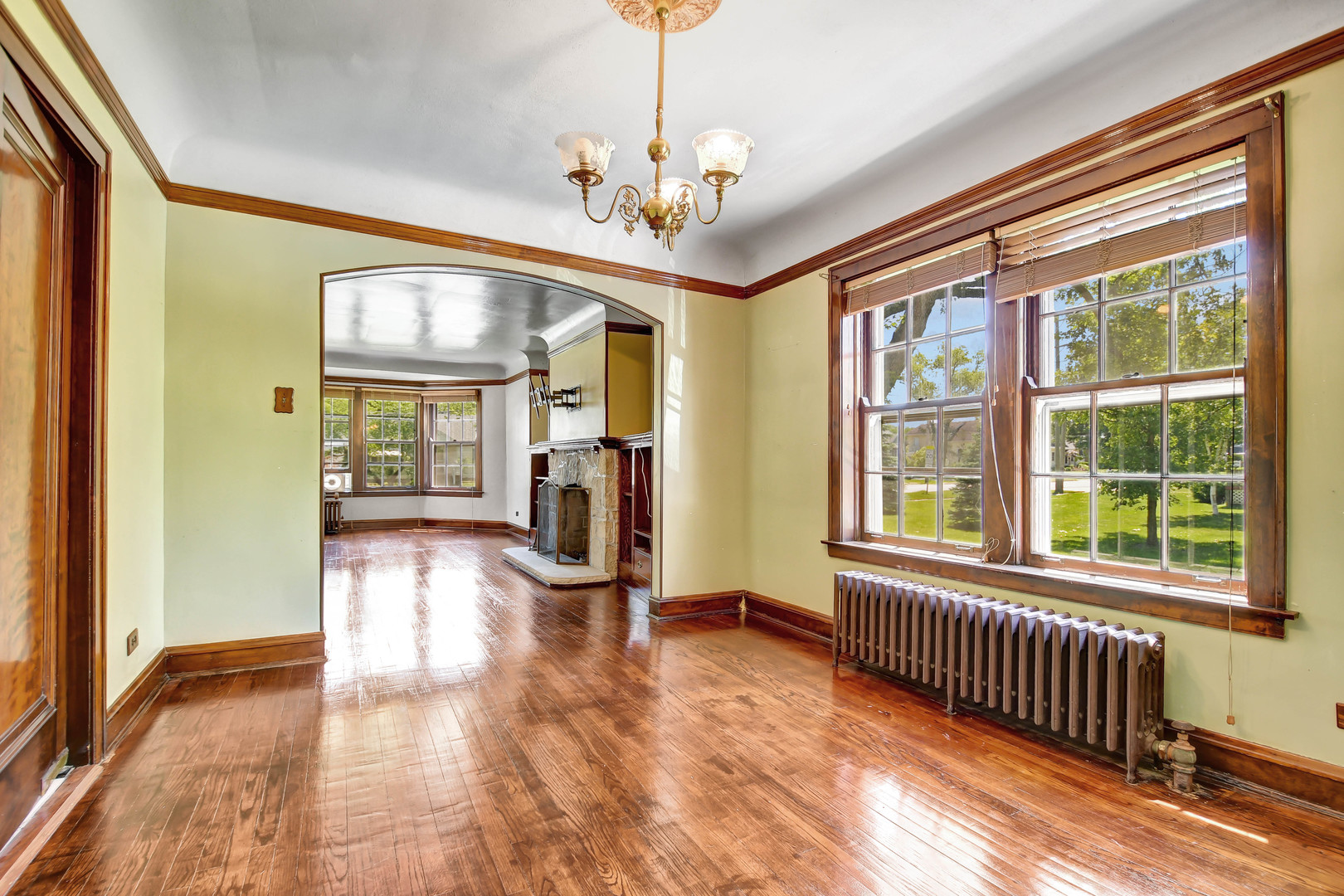 1578 Main Street Crete, IL 60417 - Photo 8 of 38 wooden floor in an empty room with a window