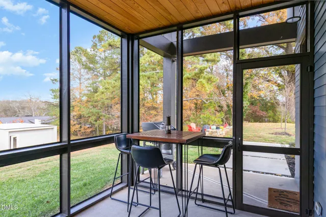 a city view from a room