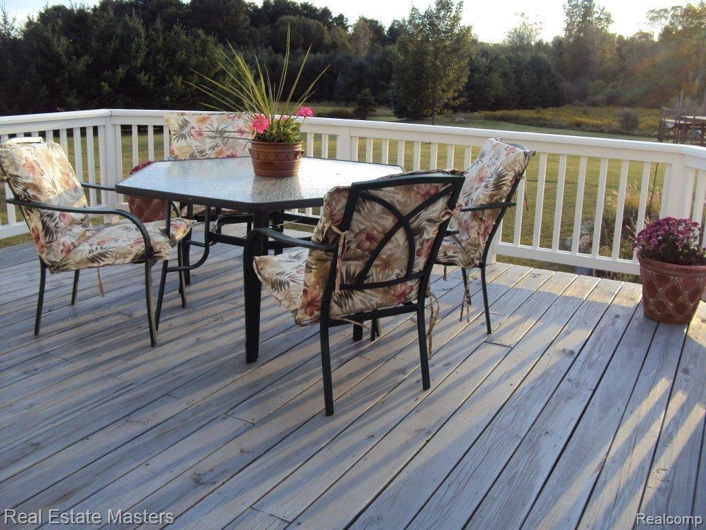 895 North Summers Road Imlay City, MI 48444 - Photo 11 of 25 REAR DECK TO WATCH SUNSETS