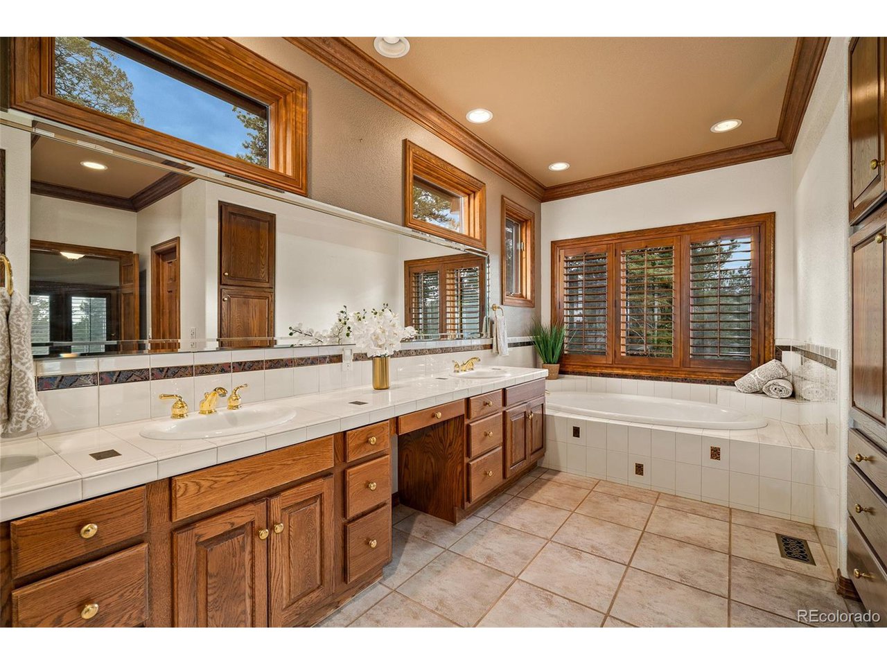 2755 Elk Ridge Divide Divide, CO 80814 - Photo 21 of 50 Primary suite has walkout to the new rear composite deck, and attached 5-piece en suite with 2 large walk-in closets and double vanity