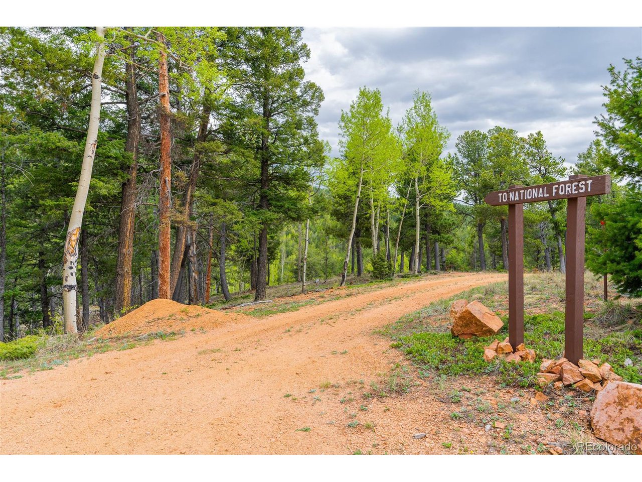 2755 Elk Ridge Divide Divide, CO 80814 - Photo 46 of 50 Residents have a private entrance to the adjacent National Forest and Raspberry Mountain