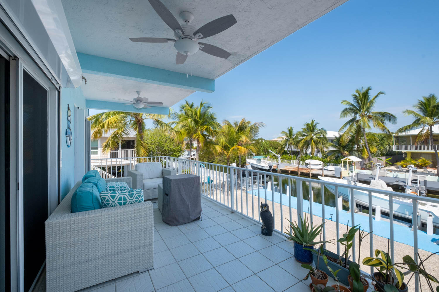16 Corrine Place Key Largo, FL 33037 - Photo 42 of 50 a view of a balcony with potted plants