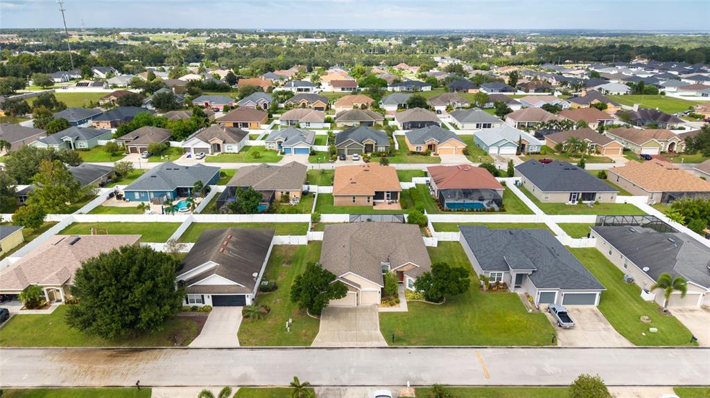 2836 Whitney Street Lakeland, FL 33813 - Photo 40 of 44 an aerial view of residential houses with yard