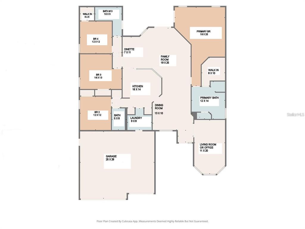 2836 Whitney Street Lakeland, FL 33813 - Photo 4 of 44 a picture of a floor plan