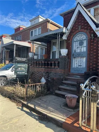 a front view of a house with balcony