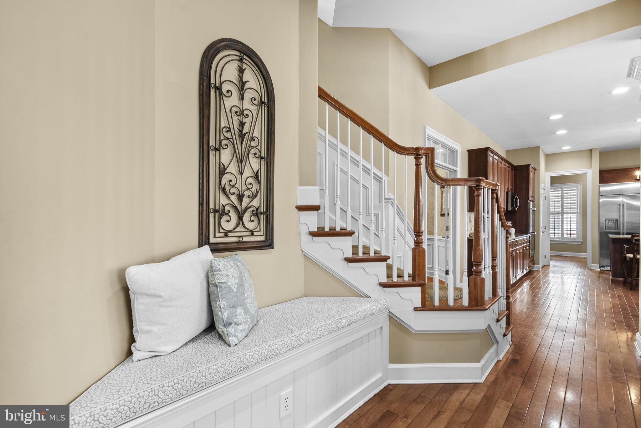 17516 Ashton Green Drive Sandy Spring, MD 20860 - Photo 13 of 60 a view of entryway and hall with wooden floor