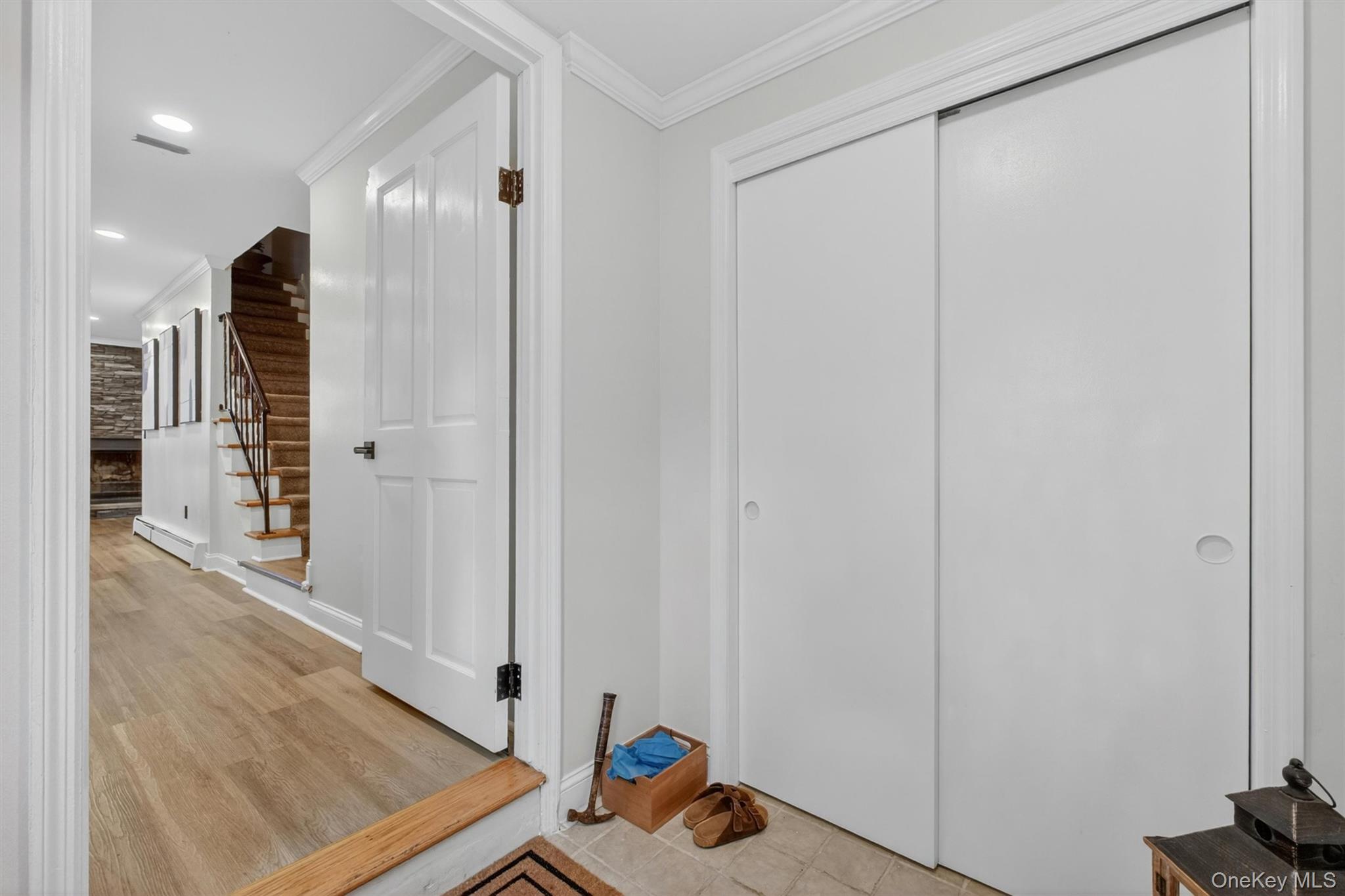1 Merrywood Road Poughkeepsie, NY 12601 - Photo 5 of 49 a view of a hallway with wooden floor