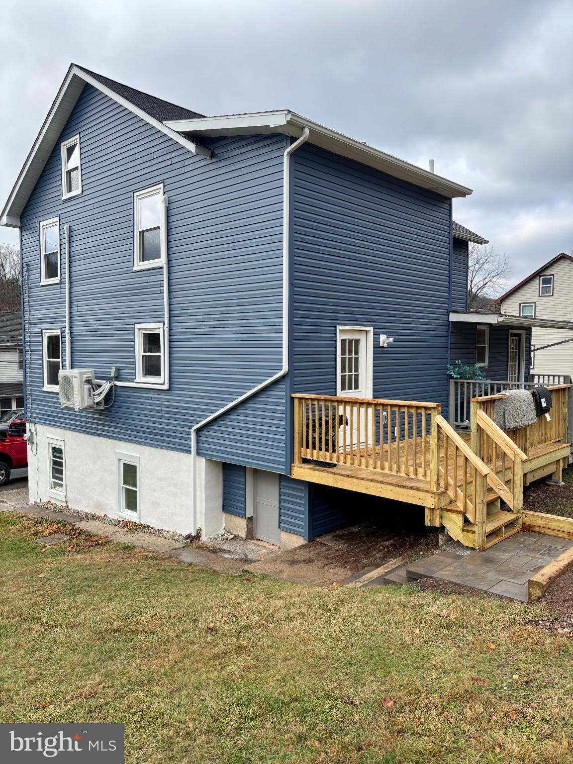 253 Main Street Parryville, PA 18071 - Photo 26 of 30 Charming blue home with inviting deck.