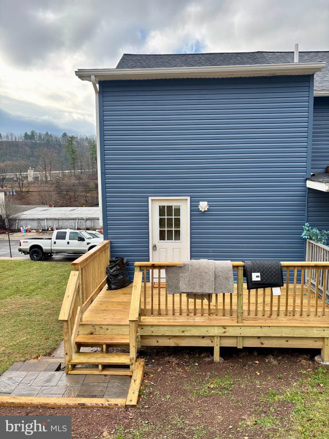 253 Main Street Parryville, PA 18071 - Photo 27 of 30 Charming blue home with inviting deck.