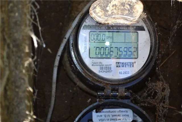 a backyard of a house with lots of green plants and trees
