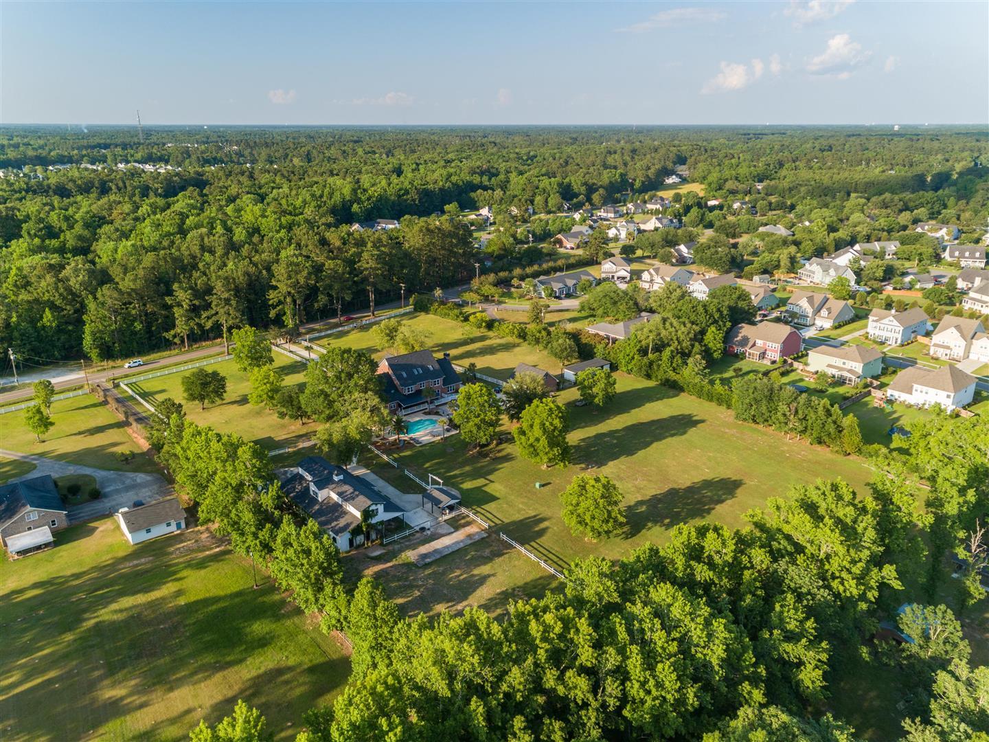 558 West Butternut Road Summerville, SC 29483 - Photo 54 of 54 53 - Back side aerial (Large)