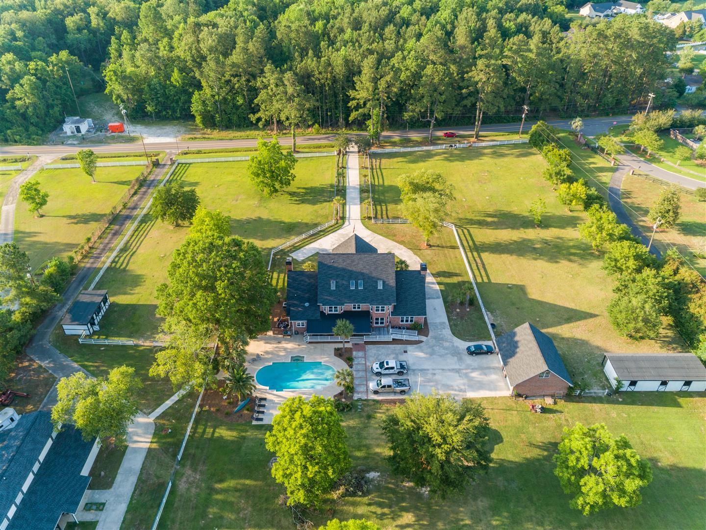 558 West Butternut Road Summerville, SC 29483 - Photo 7 of 54 7 - Back aerial (Large)