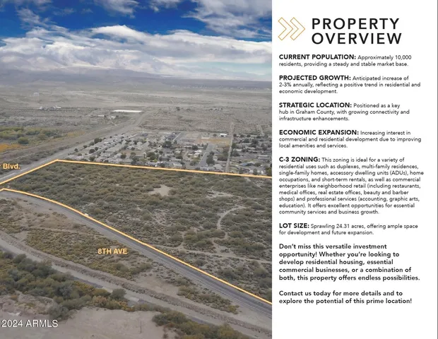 $8,000,000 | 8-th And 8-th And Discovery, Safford, AZ 85546