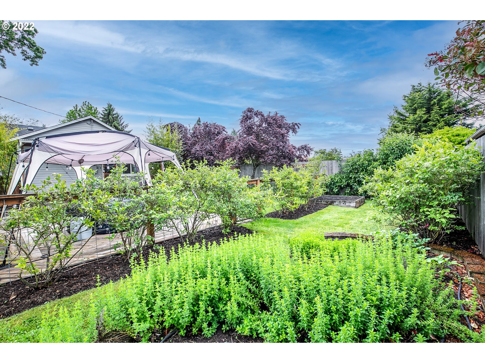 476 U Street Springfield, OR 97477 - Photo 27 of 32 a view of a garden with a lake
