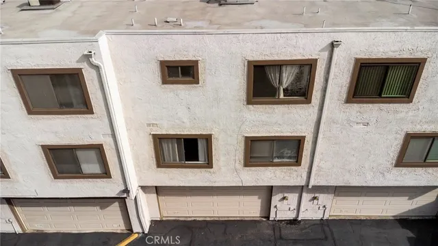 a front view of a building with street