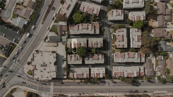 a front view of a building with street