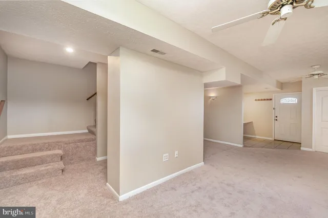 a view of an empty room