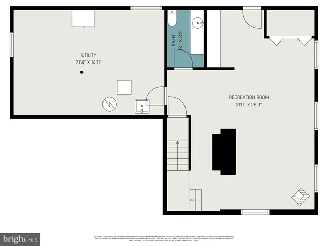 front view of house with a yard and trees