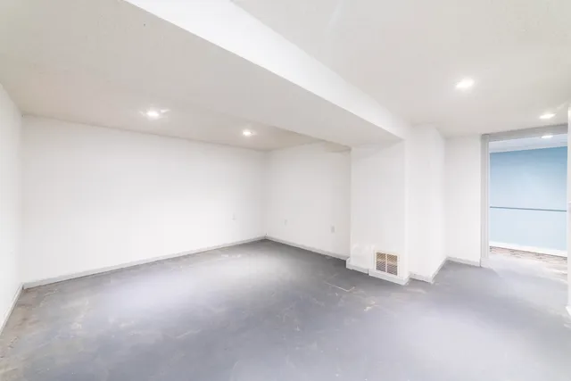 a view of a storage room