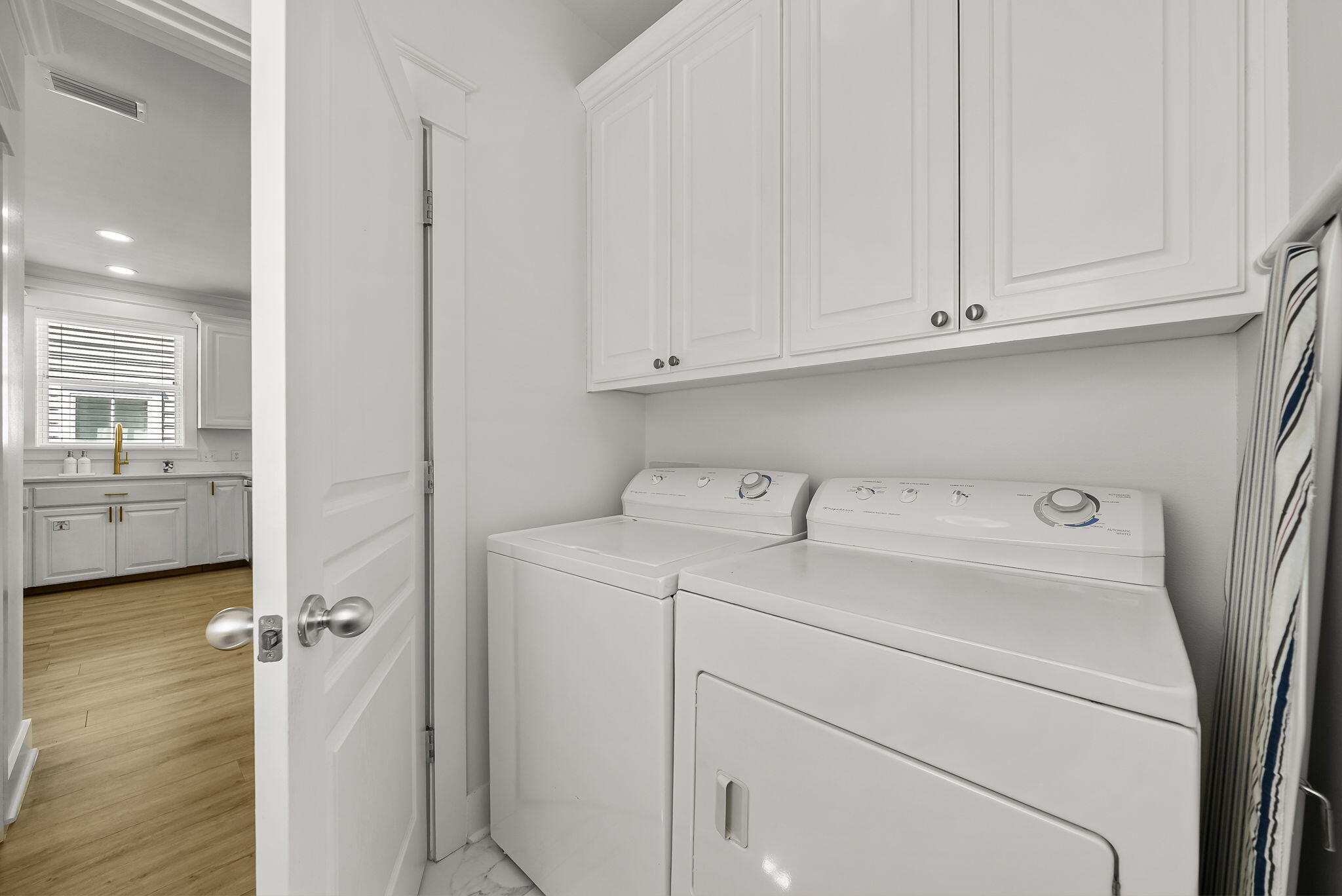 22 Moonlight Beach Lane Inlet Beach, FL 32461 - Photo 14 of 70 a view of storage and utility room with washer and dryer