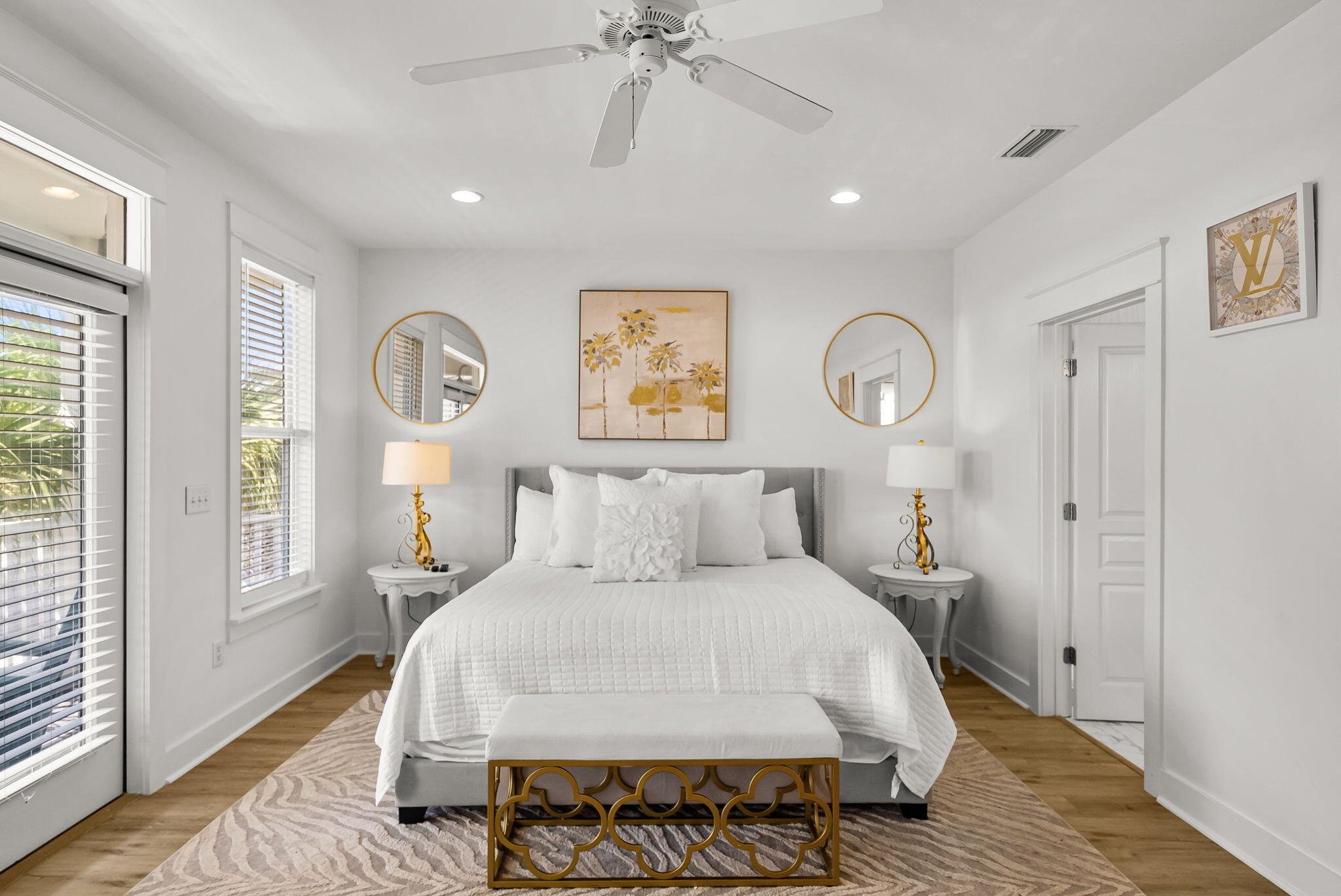 22 Moonlight Beach Lane Inlet Beach, FL 32461 - Photo 2 of 70 a bed room with a bed mirror and a window