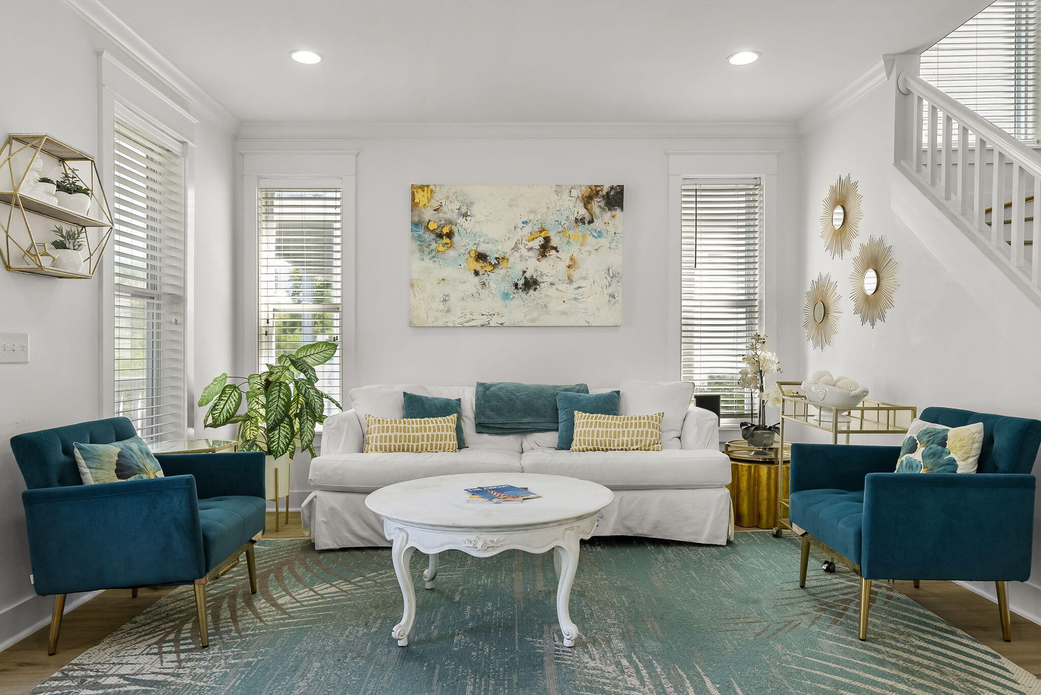 22 Moonlight Beach Lane Inlet Beach, FL 32461 - Photo 21 of 70 a living room with furniture a rug and a window