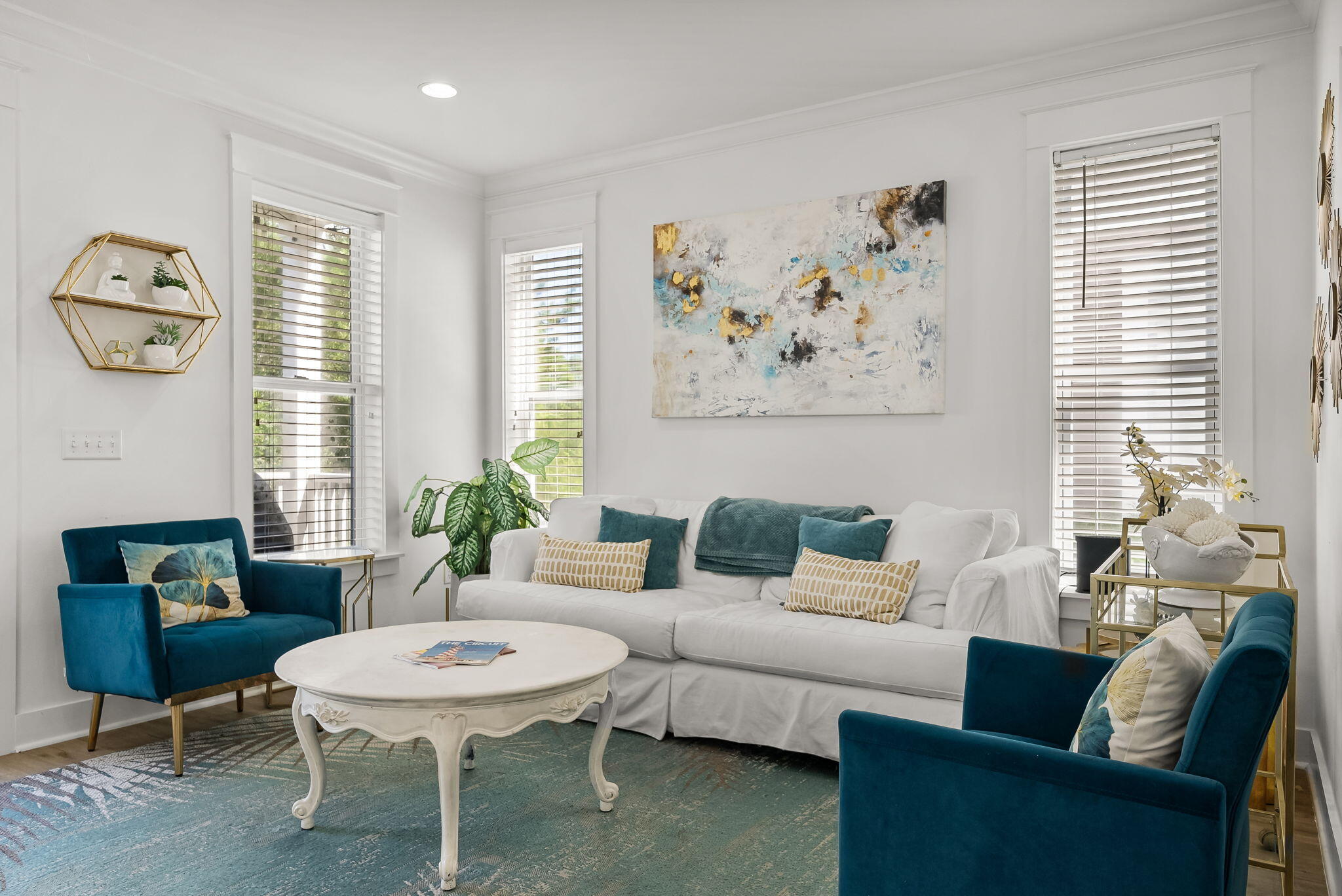22 Moonlight Beach Lane Inlet Beach, FL 32461 - Photo 22 of 70 a living room with furniture and a large window