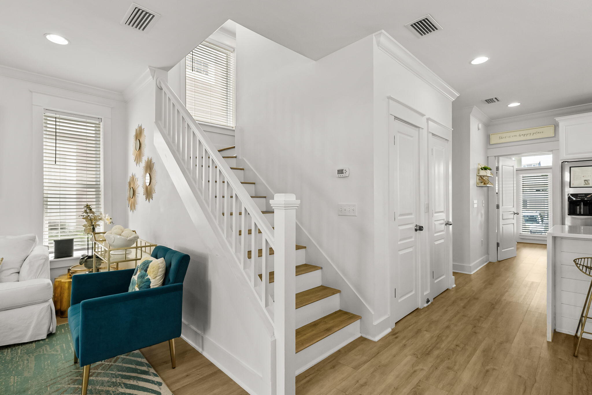 22 Moonlight Beach Lane Inlet Beach, FL 32461 - Photo 27 of 70 a view of entryway and hall with wooden floor