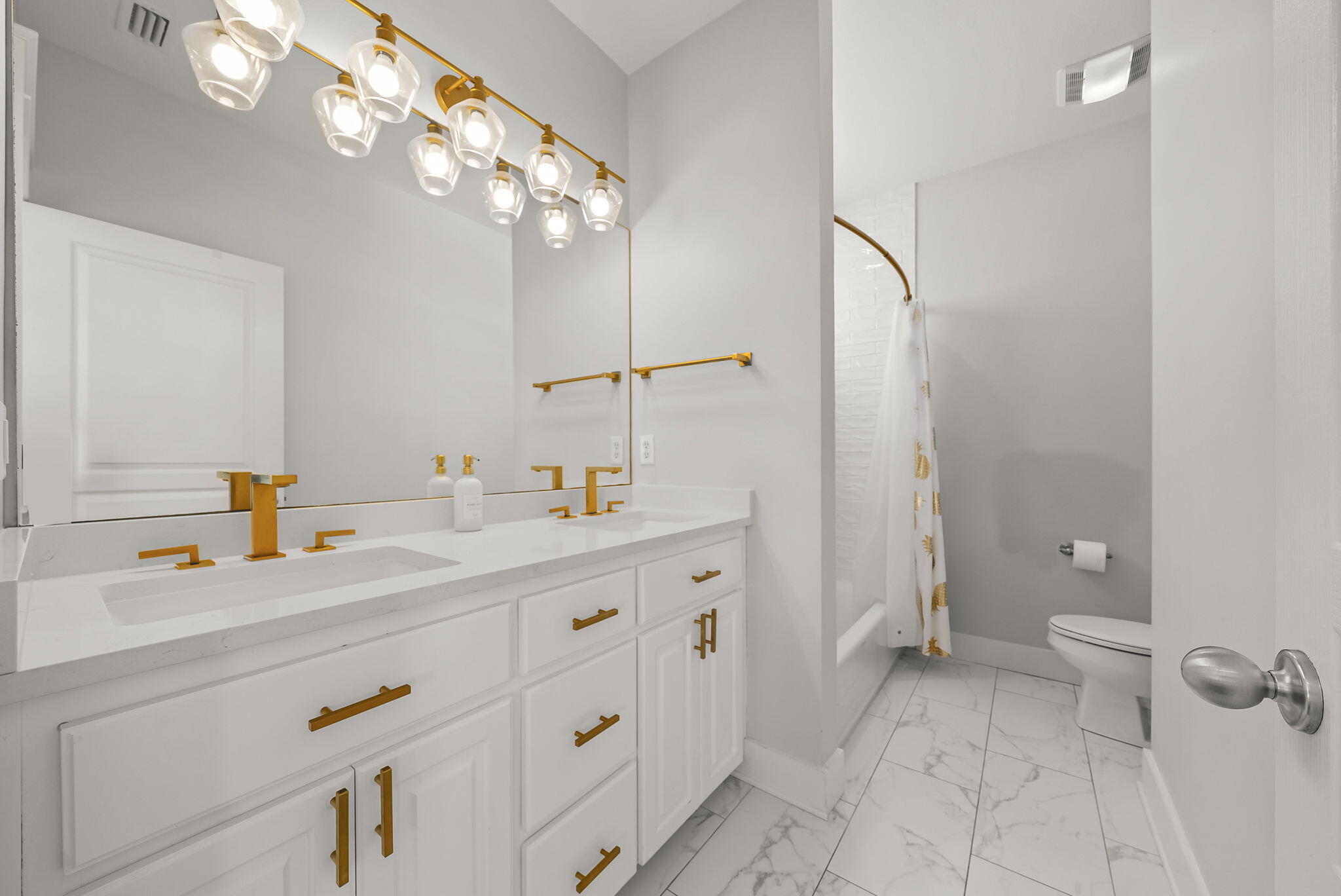 22 Moonlight Beach Lane Inlet Beach, FL 32461 - Photo 45 of 70 a bathroom with a sink a toilet and a mirror